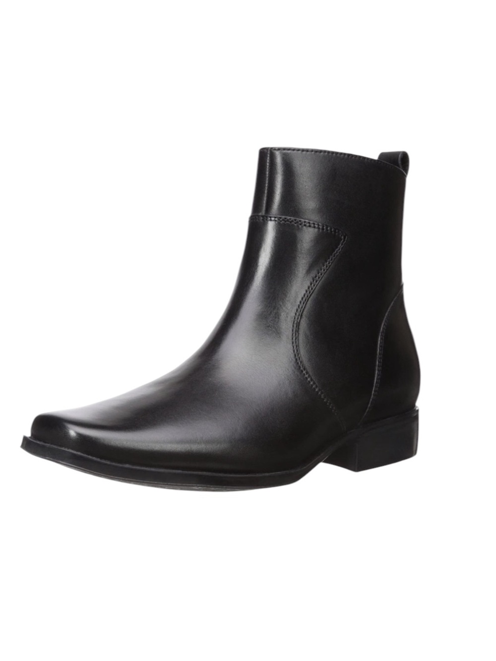 Rockport Toloni Black Leather Ankle Boots Size 11.5